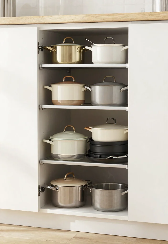 18 Creative Kitchen Storage Ideas That Work Smart - 18. Innovative Pull-Out Shelves 1