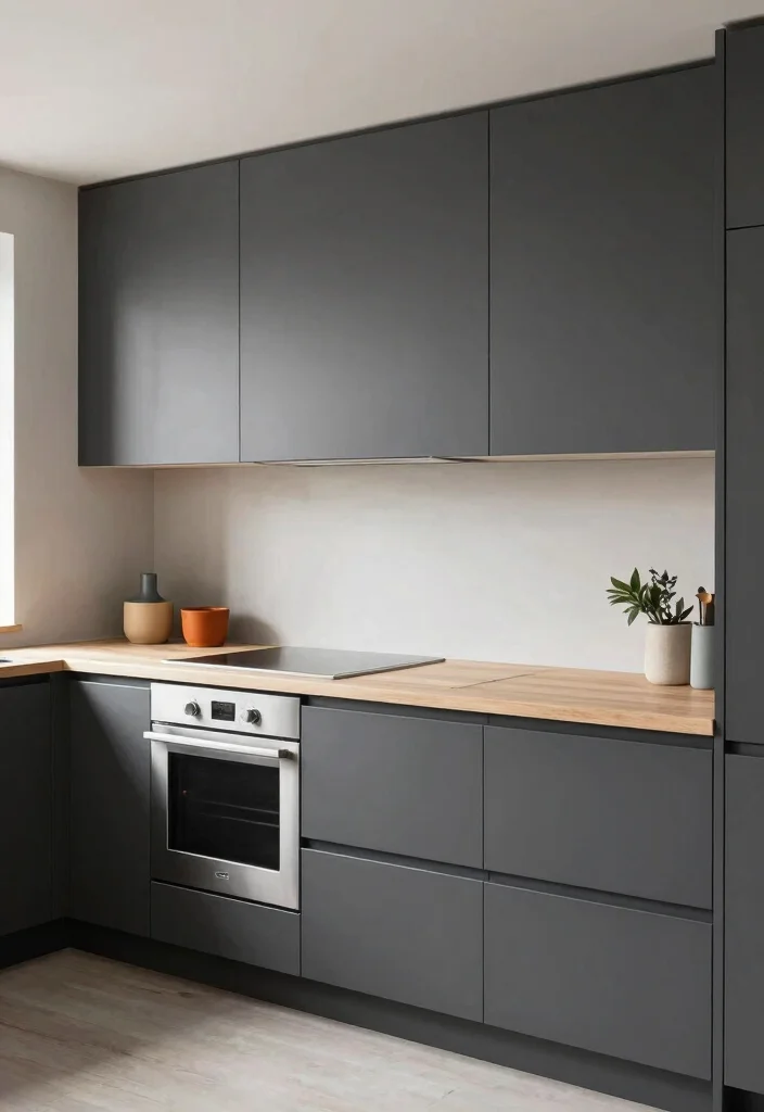 18 Kitchen Cabinet Color Ideas That Transform Your Space 3 18 Kitchen Cabinet Color Ideas That Transform Your Space - 3. Charcoal Grey: Modern Elegance 1