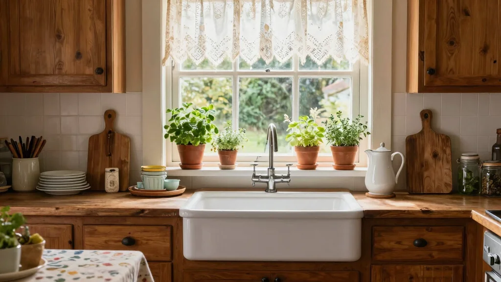 18 Kitchen Curtains Above Sink Ideas With Charming Detail