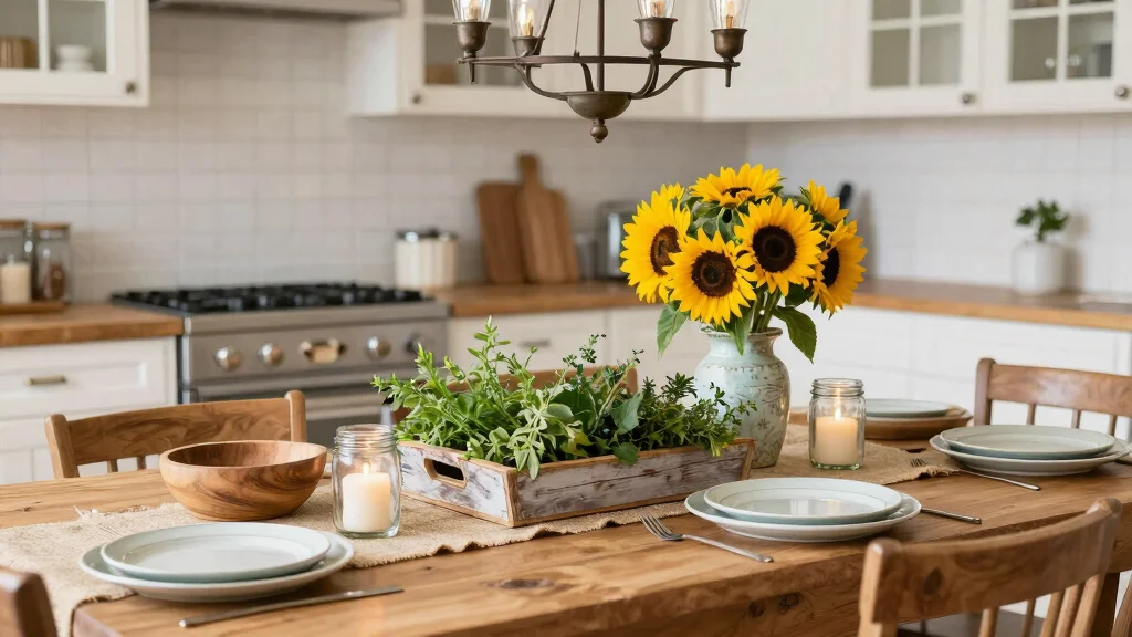 18 Kitchen Table Centerpiece Ideas That Elevate Everyday Dining