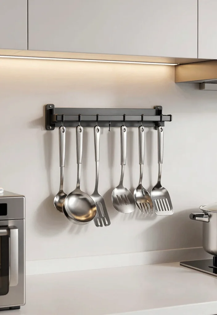 18 Kitchen Utensil Holder Ideas That Look Cute & Practical 11 18 Kitchen Utensil Holder Ideas That Look Cute & Practical - 11. Magnetic Utensil Holders 1