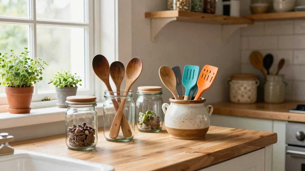 18 Kitchen Utensil Holder Ideas That Look Cute & Practical