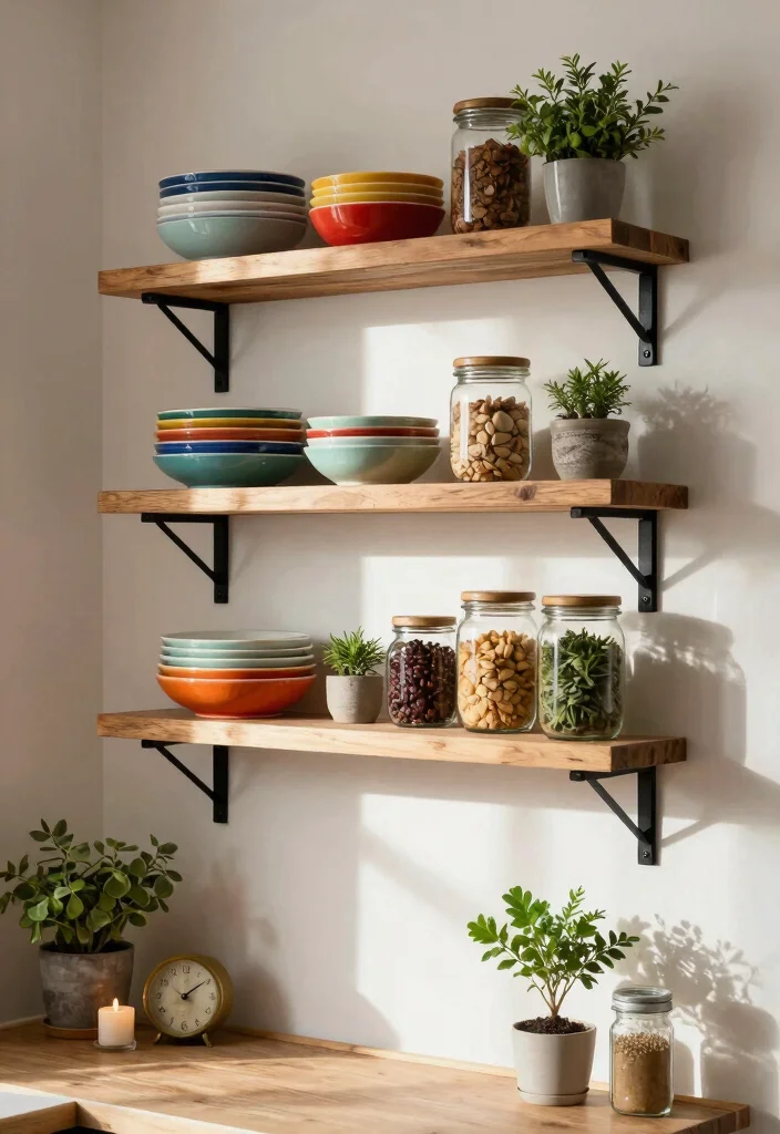 18 Kitchen Wall Organization Ideas That Keep It Tidy 1 18 Kitchen Wall Organization Ideas That Keep It Tidy - 1. Wall-Mounted Shelves Galore 1