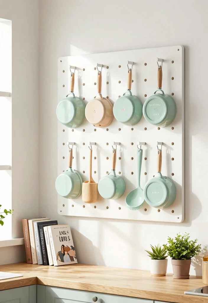 18 Kitchen Wall Organization Ideas That Keep It Tidy 5 18 Kitchen Wall Organization Ideas That Keep It Tidy - 5. Pegboards for Versatile Storage 1