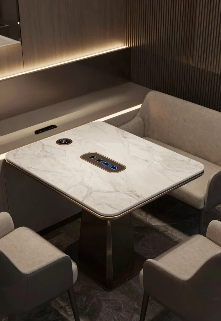 18 Kitchen With Breakfast Nook Ideas That Feel Inviting 16 18 Kitchen With Breakfast Nook Ideas That Feel Inviting - 16. Tech-Integrated Nook 1