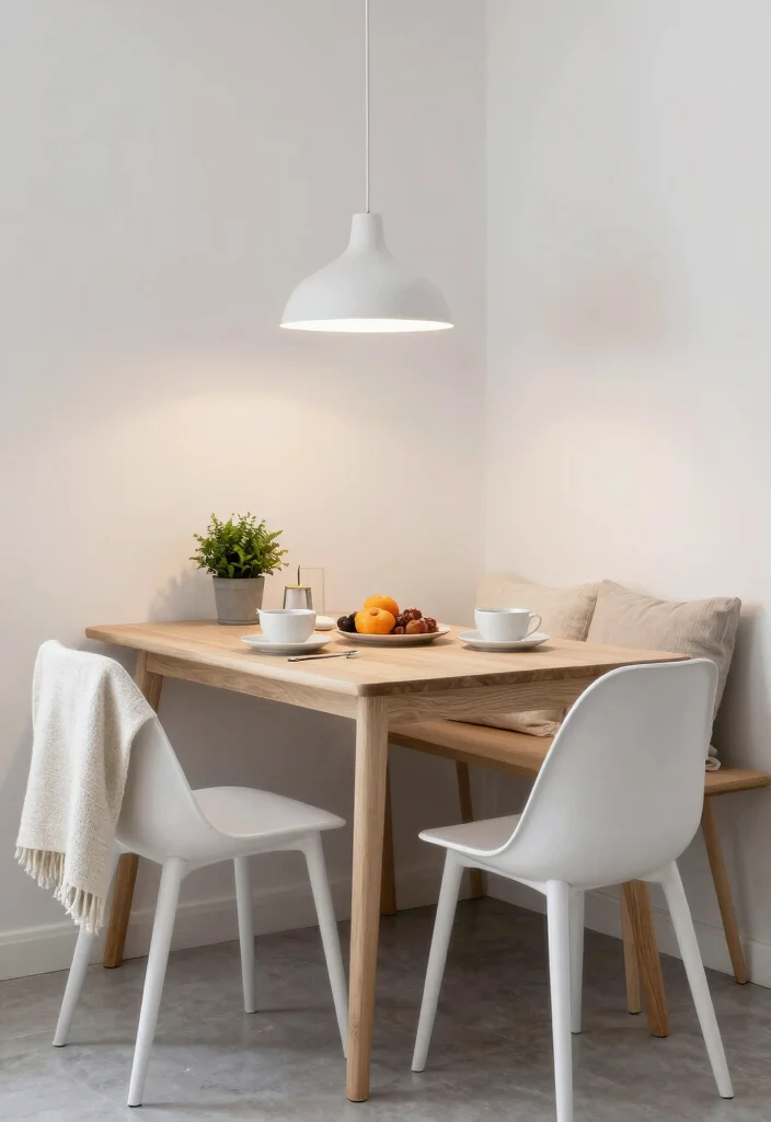 18 Kitchen With Breakfast Nook Ideas That Feel Inviting 7 18 Kitchen With Breakfast Nook Ideas That Feel Inviting - 7. Scandinavian Simplicity 1