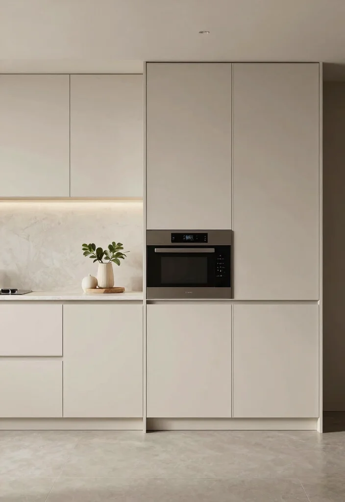 18 Microwave Placement in Kitchen Ideas That Save Space - 12. Integrated Kitchen Design 1