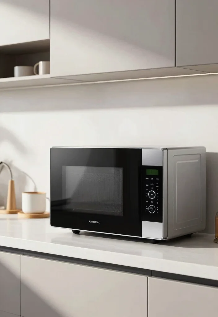 18 Microwave Placement in Kitchen Ideas That Save Space - 18. Smart Technology Integration 1