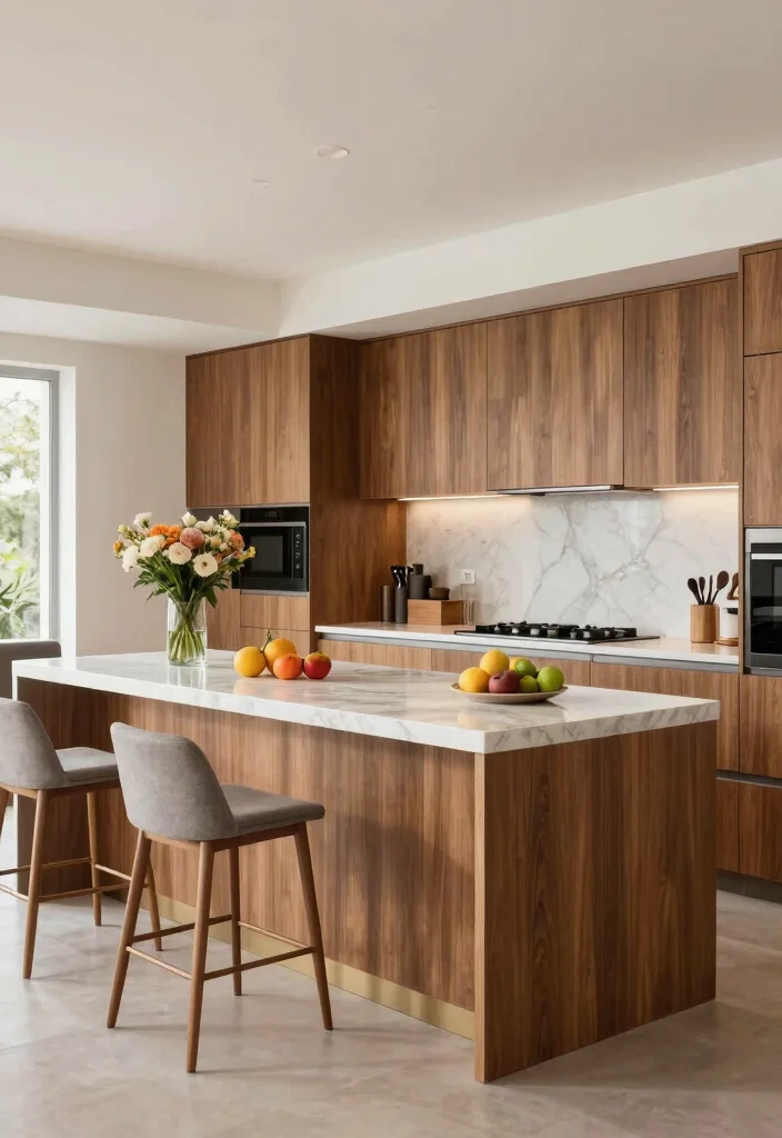 18 Microwave Placement in Kitchen Ideas That Save Space - 4. Kitchen Island Integration 1