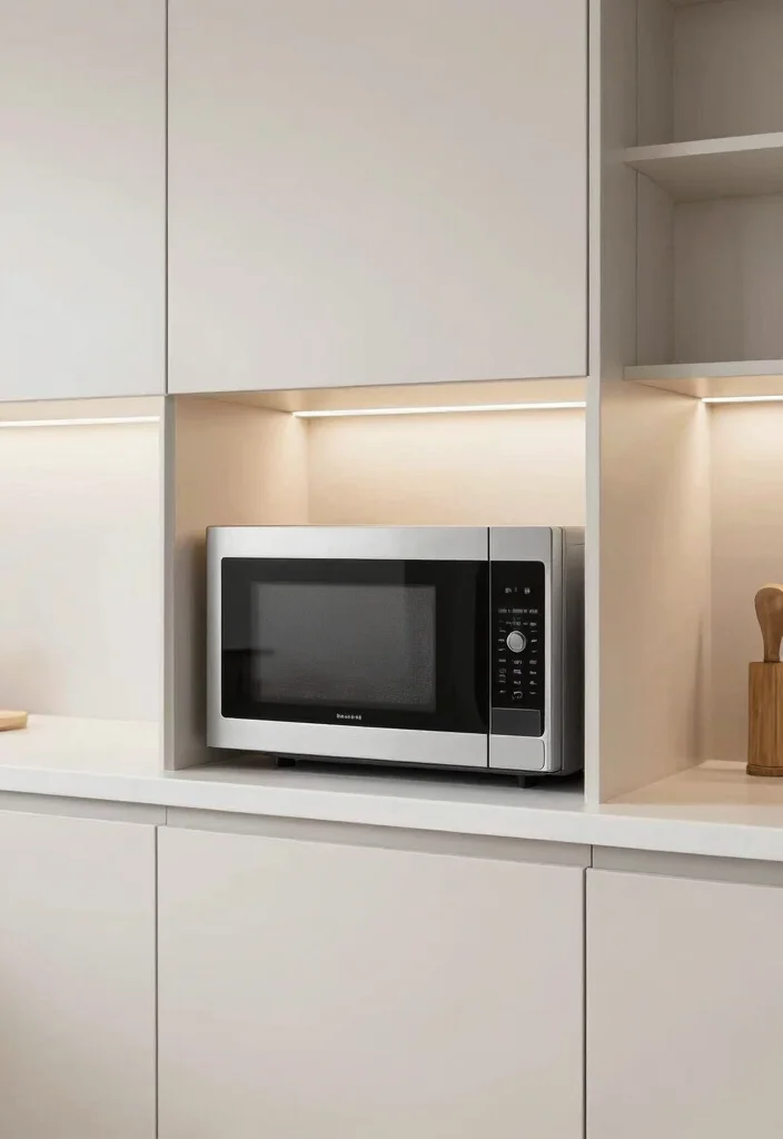 18 Microwave Storage Ideas Small Kitchen That Work Brilliantly 4 18 Microwave Storage Ideas Small Kitchen That Work Brilliantly - 4. Under-Counter Microwave Installation 1