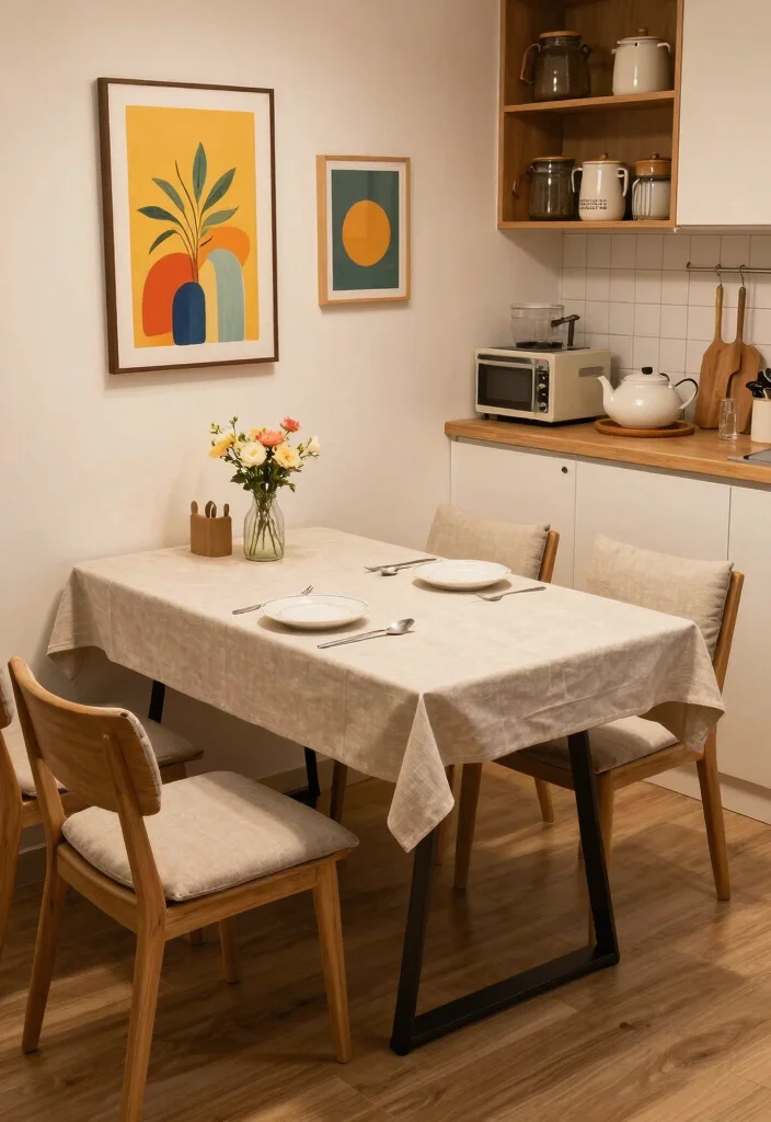 18 Pull Out Table Kitchen Ideas That Save Space - 4. Corner Pull Out Table 1