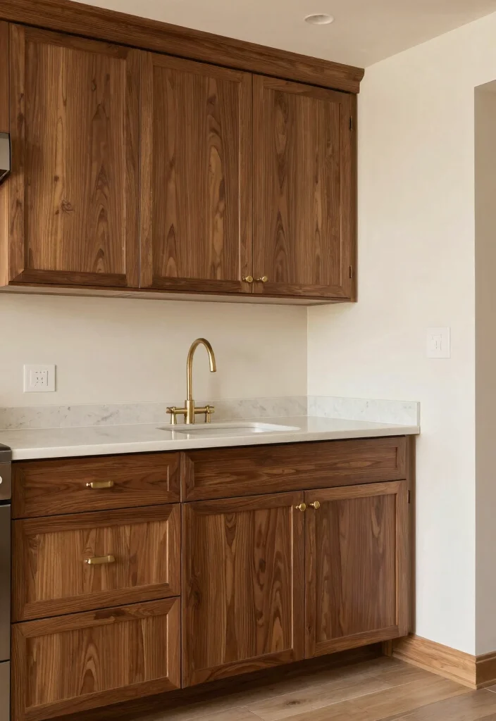 18 Walnut Kitchen Cabinets Color Schemes Ideas With Luxe Finish 15 18 Walnut Kitchen Cabinets Color Schemes Ideas With Luxe Finish - 15. Warm Bronze and Walnut Fusion 1