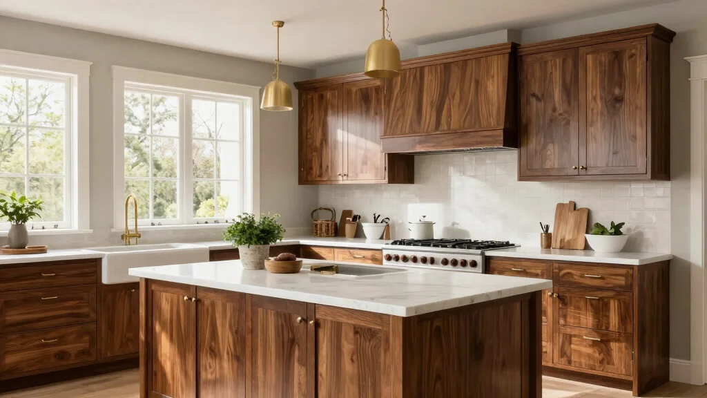 18 Walnut Kitchen Cabinets Color Schemes Ideas With Luxe Finish