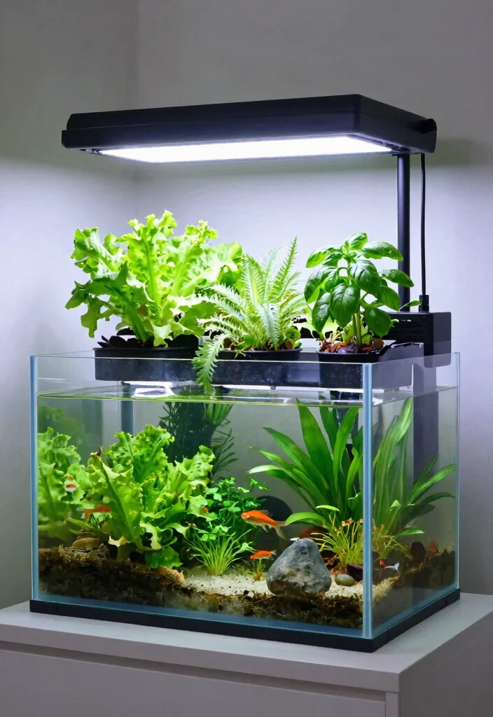 12 Aquarium Planter Ideas That Don't Leak or Crack Over Time - 5. Hydroponic Aquarium Planters 1