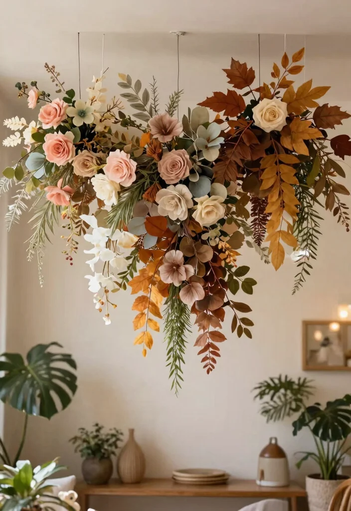 12 Ceiling Balloon Decorations That Stay Up Without Tape Marks - 10. Seasonal Balloon Arrangements 1