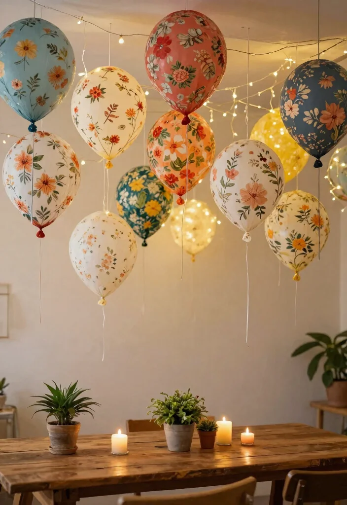 12 Ceiling Balloon Decorations That Stay Up Without Tape Marks - 3. Reusable Fabric Balloons 1