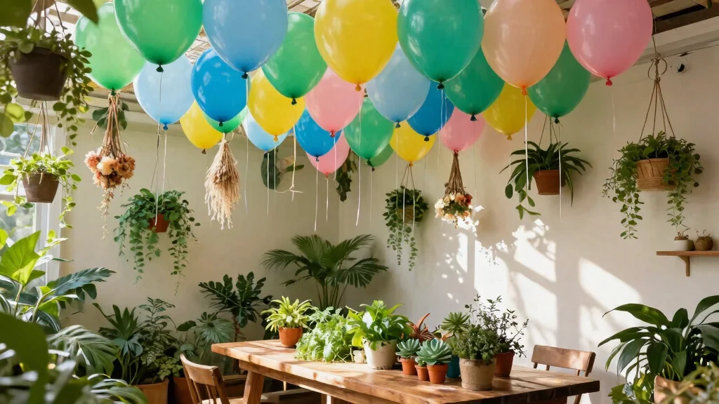 12 Ceiling Balloon Decorations That Stay Up Without Tape Marks