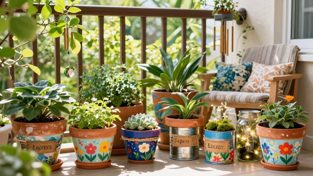 12 Decorated Flower Pot Ideas That Hide Boring Plastic Planters