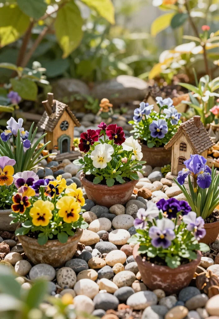 12 Flower Planter Ideas That Bloom All Season Without Replanting - 4. Whimsical Fairy Garden 1