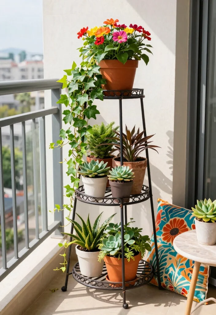 12 Iron Plant Stand Ideas That Hold Heavy Pots Without Tipping - 4. Multi-Tiered Iron Stands 1