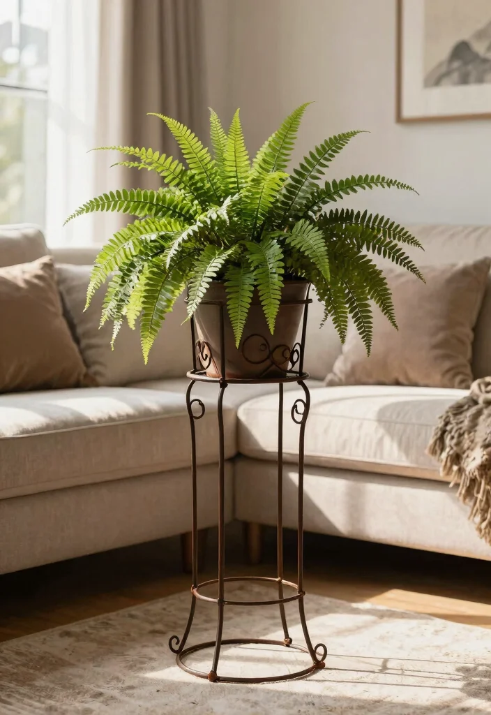 12 Iron Plant Stand Ideas That Hold Heavy Pots Without Tipping - 5. Decorative Iron Plant Holders 1