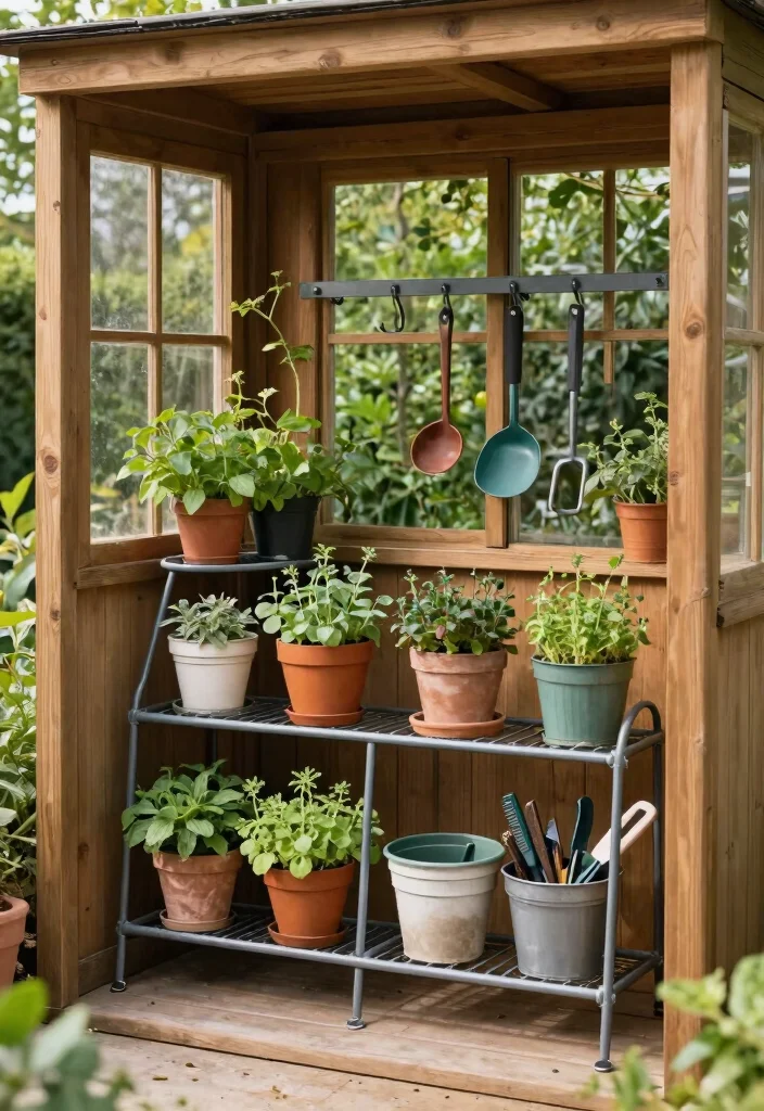 12 Iron Plant Stand Ideas That Hold Heavy Pots Without Tipping - 9. Multi-Functional Iron Stands 1