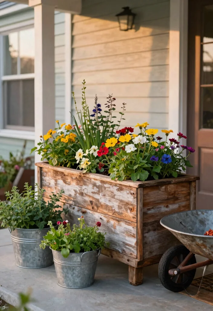 12 Outdoor Entryway Decor Ideas That Boost Curb Appeal Fast - 4. Rustic Planters 1
