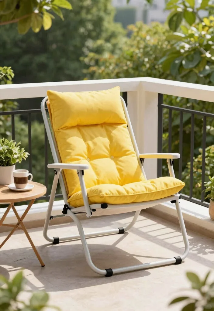 12 Outdoor Swing Ideas That Support Adults and Install Without a Tree - 9. Foldable Swing Chair 1