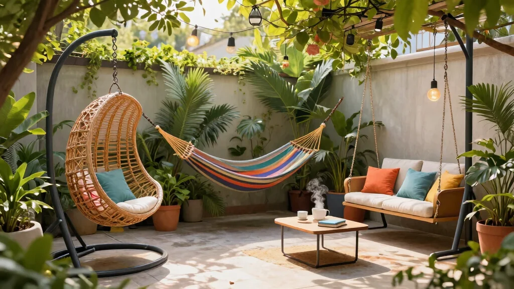 12 Outdoor Swing Ideas That Support Adults and Install Without a Tree