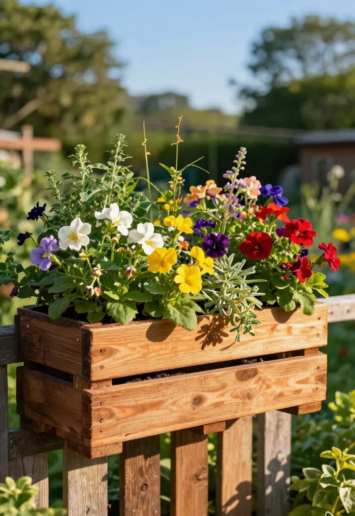 14 Backyard Planter Ideas That Hide Eyesores and Add Color 1 14 Backyard Planter Ideas That Hide Eyesores and Add Color - 1. Vertical Pallet Planters 1