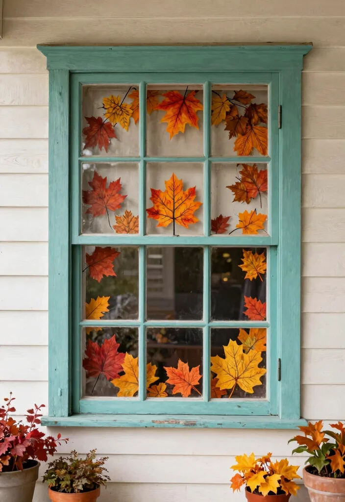 14 Fall Porch Signs Ideas That Welcome Guests Right Away - 6. Repurposed Window Frame Sign 1