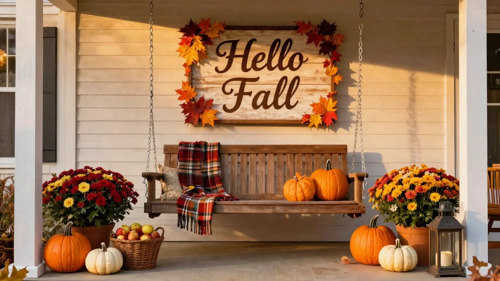 14 Fall Porch Signs Ideas That Welcome Guests Right Away