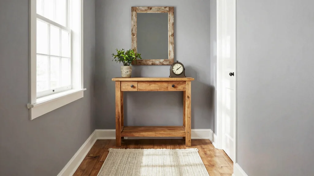 14 Farmhouse Console Table Ideas That Fit Narrow Entryways