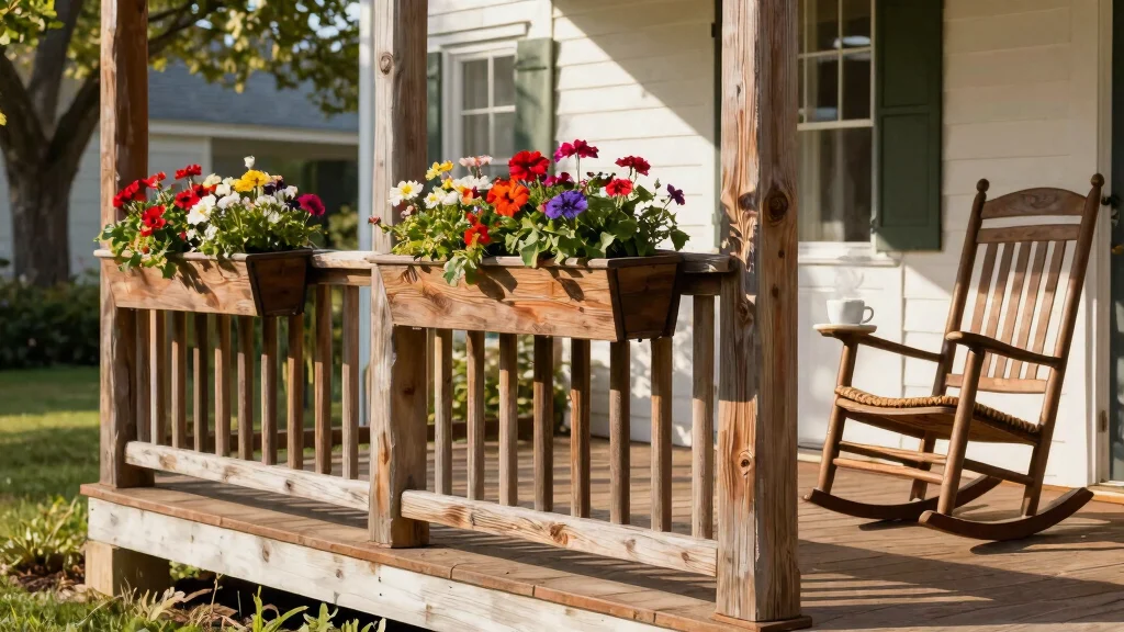 14 Farmhouse Porch Railing Ideas That Meet Code on a Budget