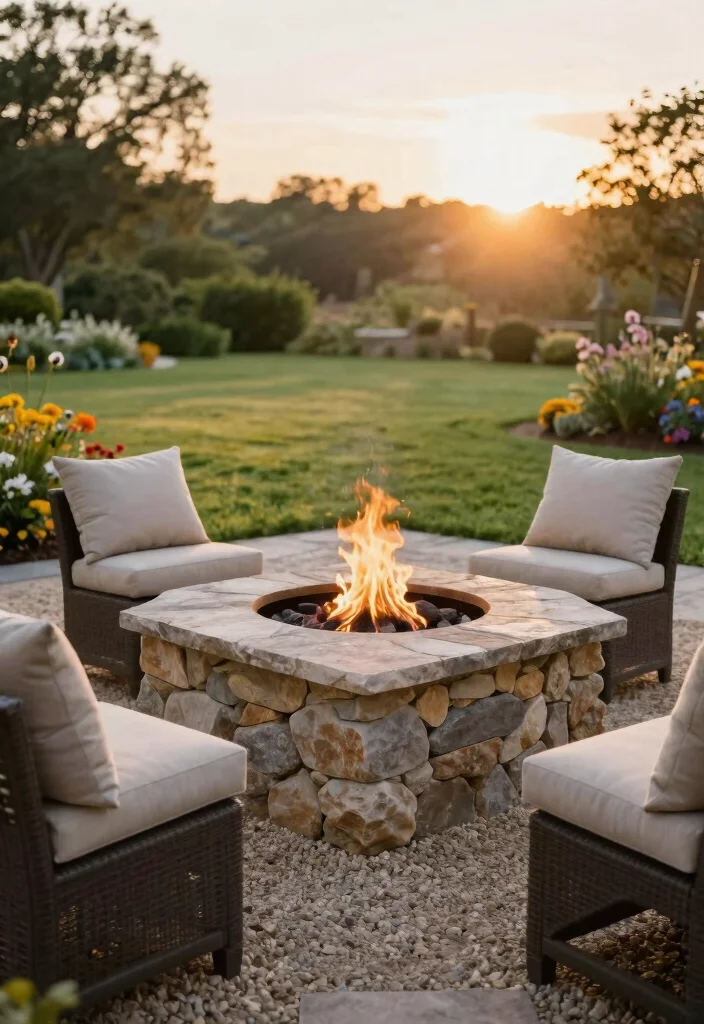 14 Fire Pit Area Ideas That Keep Smoke Away From the House 1 14 Fire Pit Area Ideas That Keep Smoke Away From the House - 1. Raised Fire Pit 1