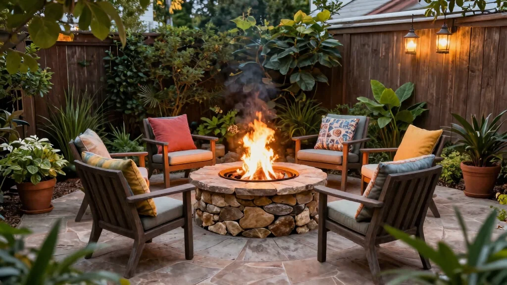 14 Fire Pit Area Ideas for Small Backyards Without a Full Hardscape