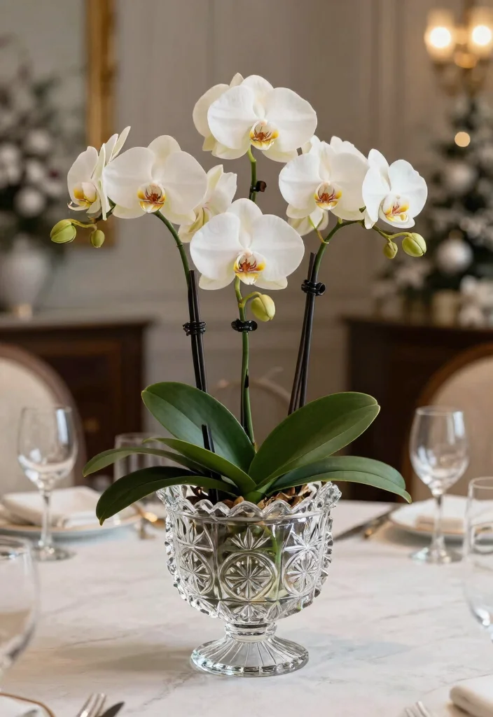 14 Glass Planter Ideas That Don't Shatter in Cold Weather - 12. Luxurious Cut Glass Planters 1