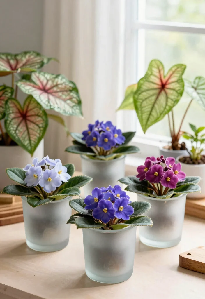 14 Glass Planter Ideas That Don't Shatter in Cold Weather - 13. Frosted Glass Containers for a Subtle Look 1