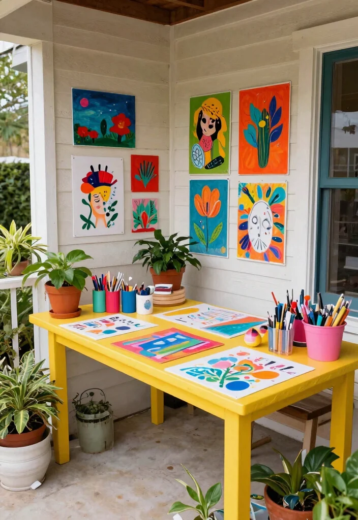 14 Shed With Porch Ideas That Add Usable Outdoor Space - 4. Crafty Shed Studio 1