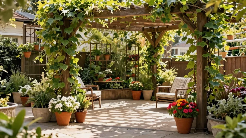 15 Galeras para Patio Que Soportan Plantas Pesadas Sin Caerse