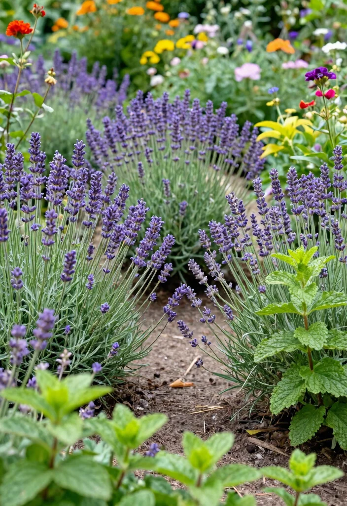 15 Herb Garden Outdoor Ideas That Survive Full Sun - 12. Aromatic Herb Border Gardens 1