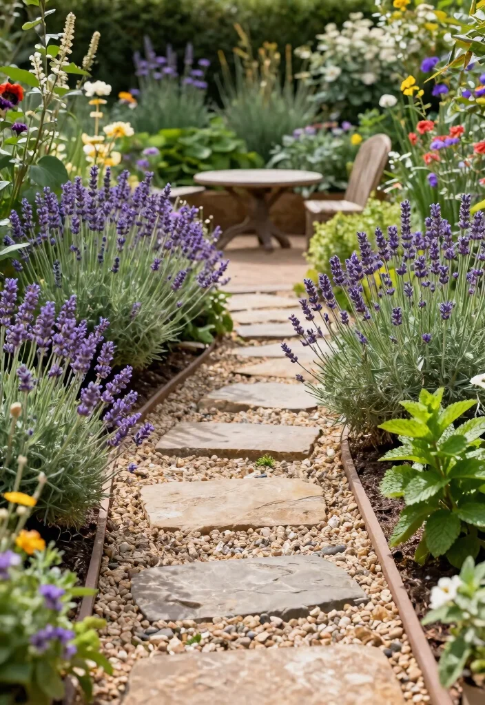 15 Herb Garden Outdoor Ideas That Survive Full Sun - 7. Herb Garden Pathways 1