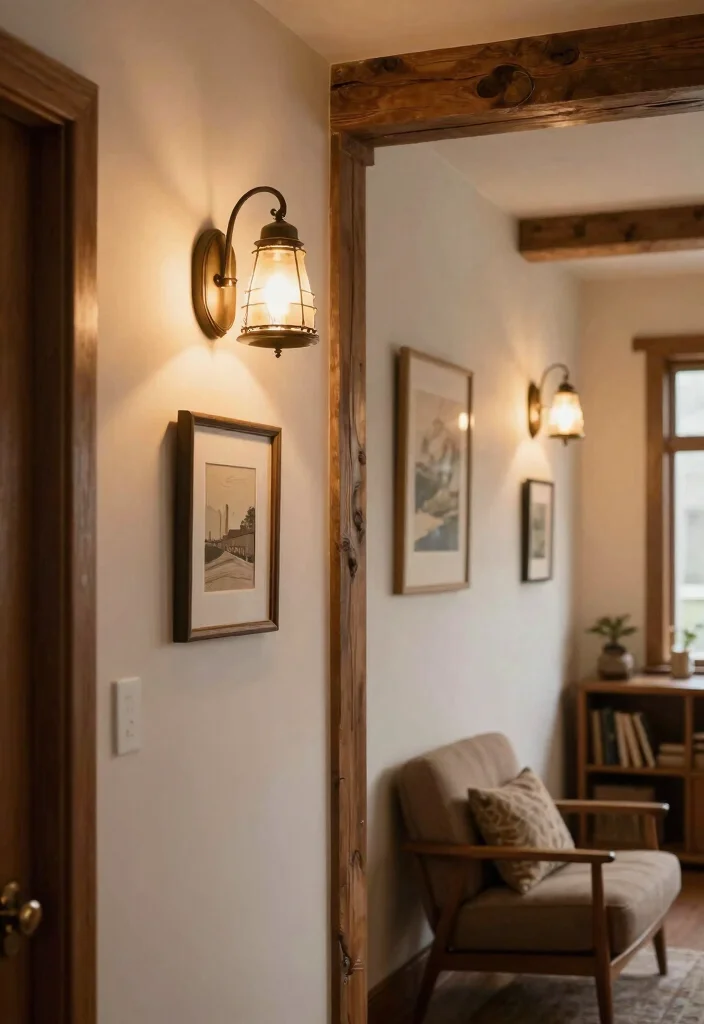 15 Modern Farmhouse Lighting Ideas That Work in Any Room - 3. Vintage-Inspired Wall Sconces 1