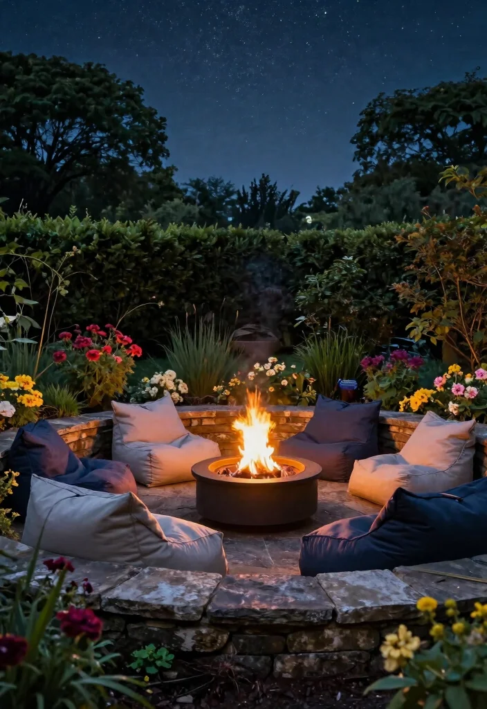 15 Natural Fire Pit Ideas That Blend Into Your Yard - 3. Sunken Fire Pit 1