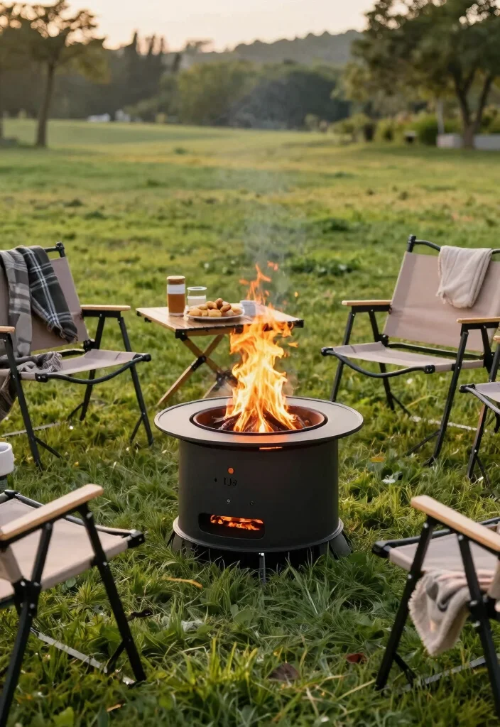 15 Natural Fire Pit Ideas That Blend Into Your Yard - 7. Portable Fire Pit 1