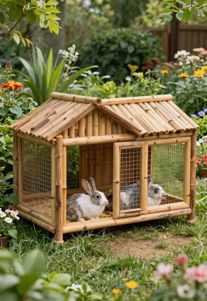 15 Outdoor Rabbit Run Ideas That Stay Safe From Predators - 15. Eco-Friendly Enclosure Designs 1