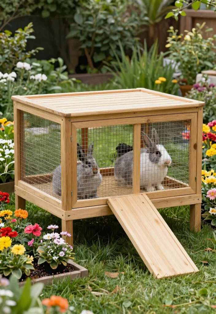 15 Outdoor Rabbit Run Ideas That Stay Safe From Predators - 2. Elevated Enclosure 1