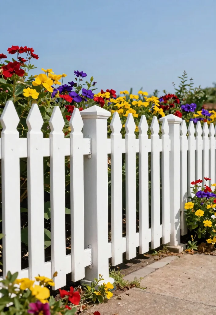 15 Picket Fence Ideas That Add Charm Without Blocking Your Garden View - 1. Classic White Picket Fence 1