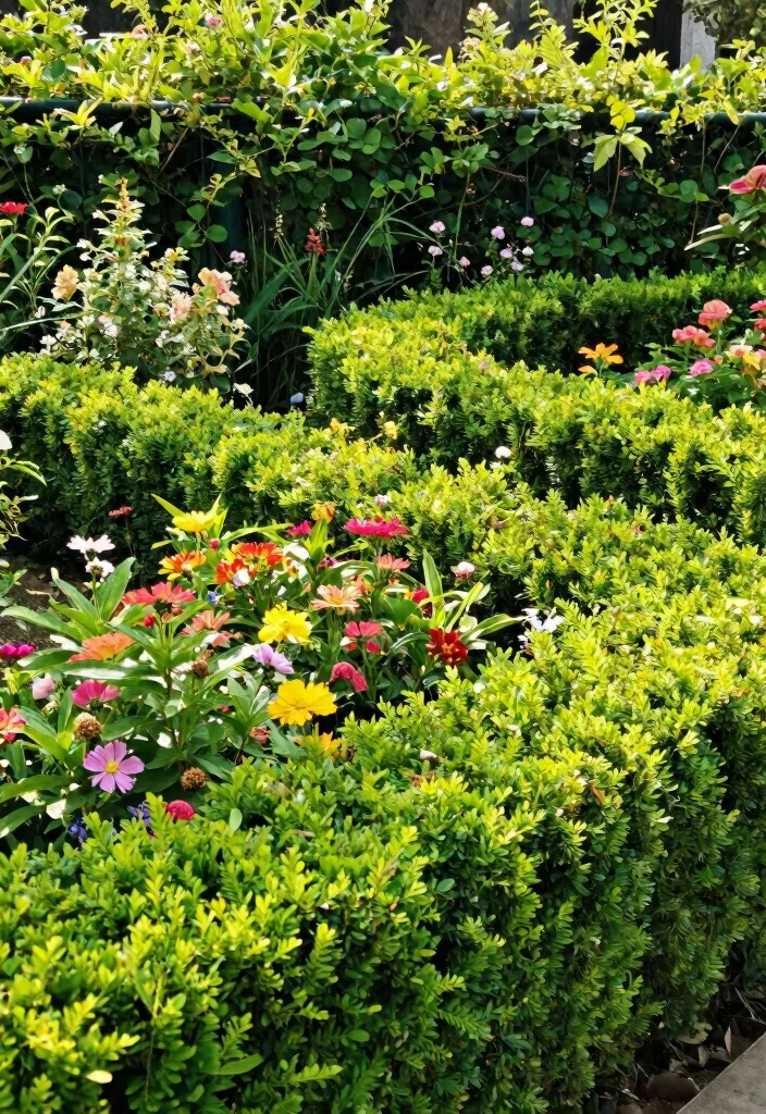15 Picket Fence Ideas That Add Charm Without Blocking Your Garden View - 13. Green Living Fence 1