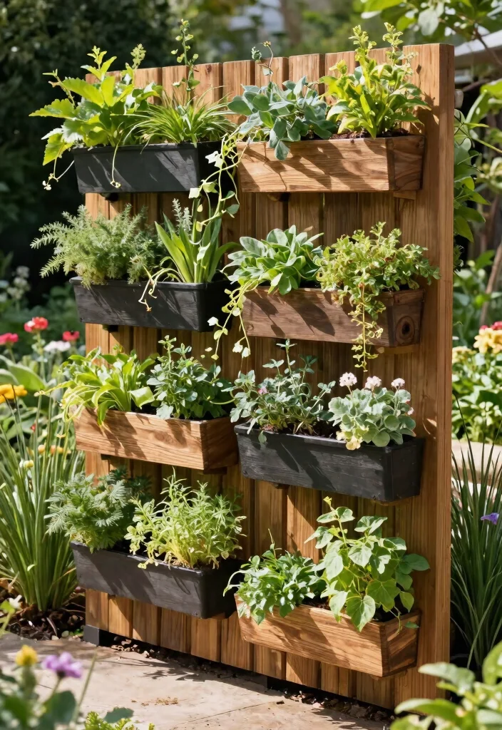 15 Picket Fence Ideas That Add Charm Without Blocking Your Garden View - 5. Vertical Garden Fence 1